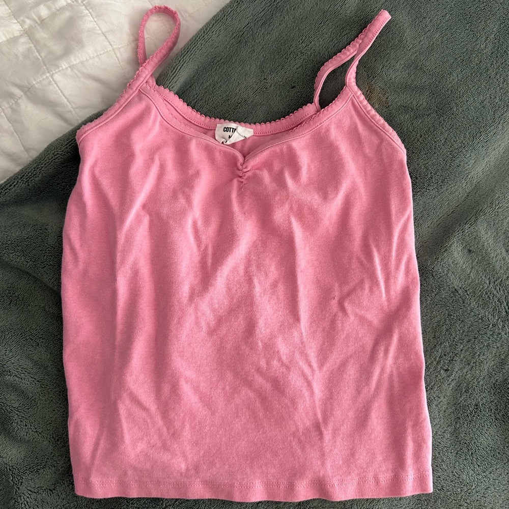 pink cotton on string